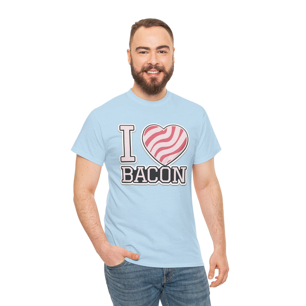 I Heart Bacon T-Shirt — Funny Novelty Bacon Lover Tee