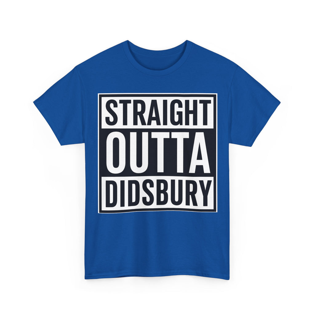 Straight Outta Didsbury T‑Shirt — Graphic City Pride Tee