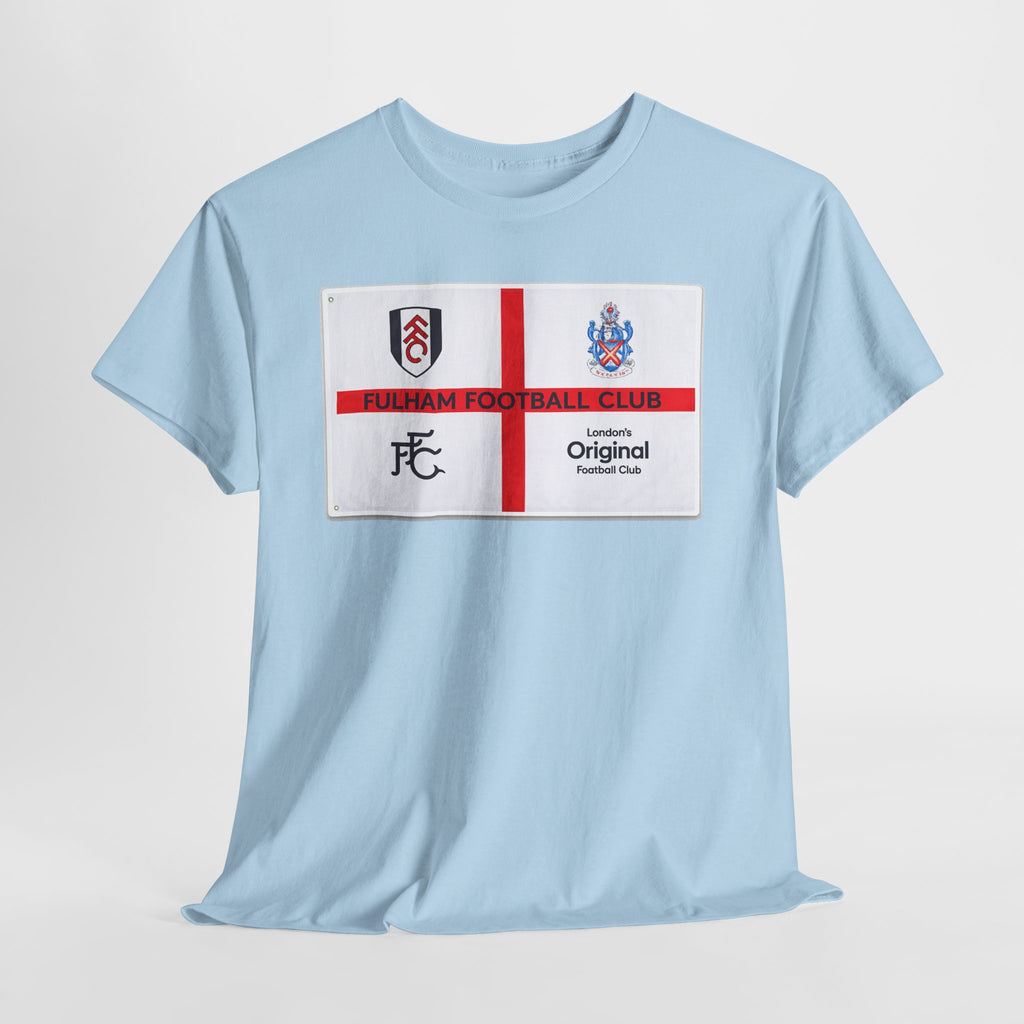 Fulham Football Club Crest Tee — St George’s Cross Football Shirt