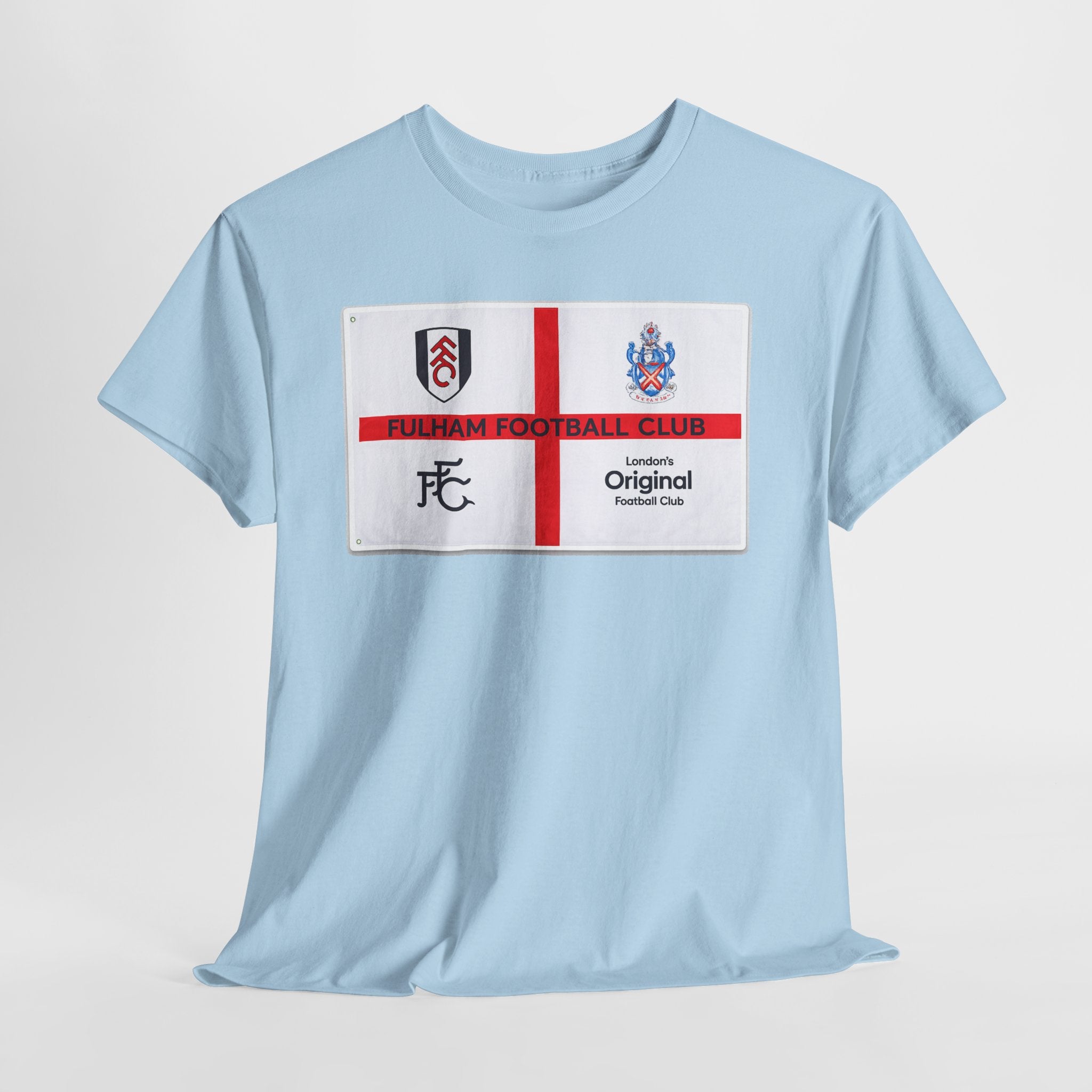 Fulham Football Club Crest Tee — St George’s Cross Football Shirt