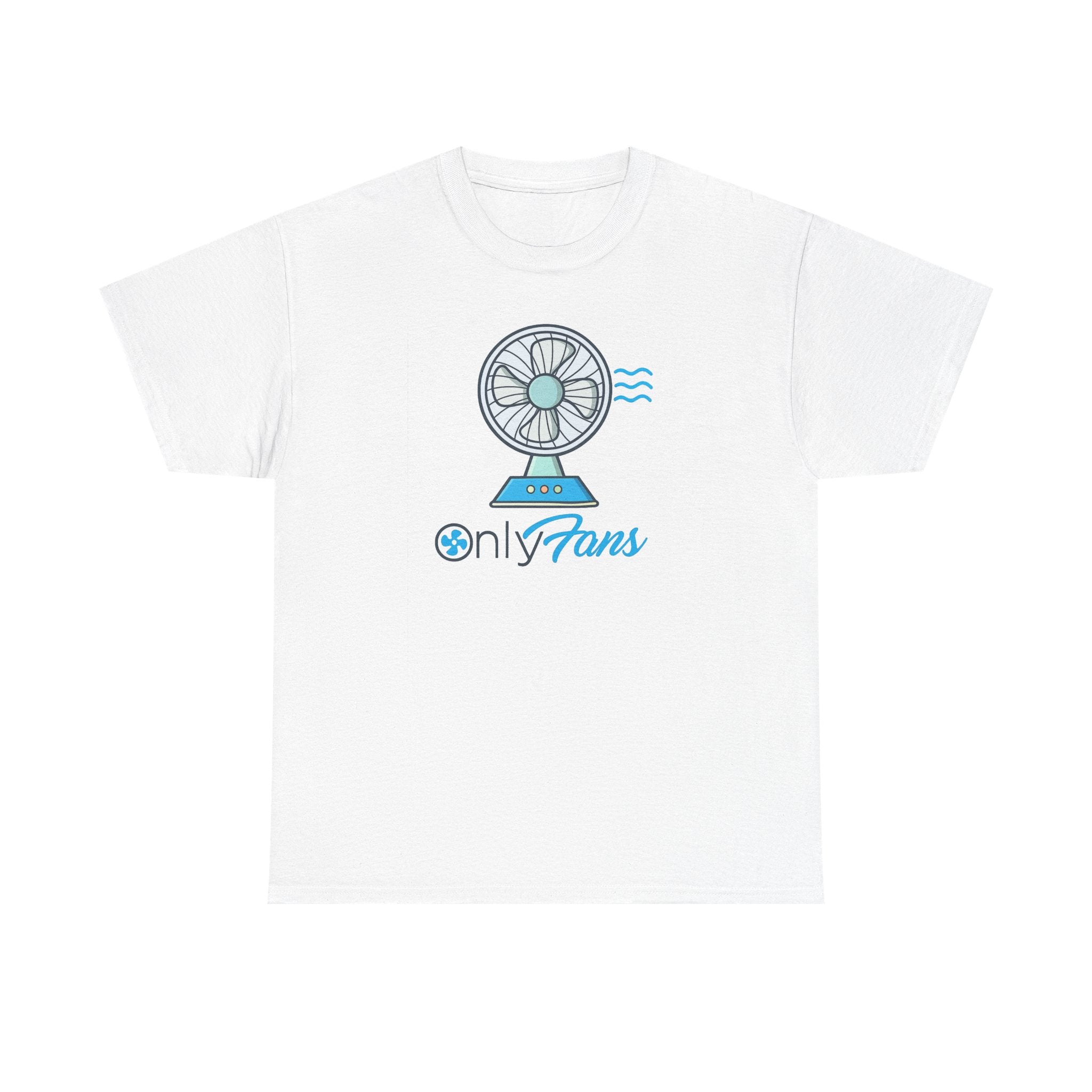 Only Fans Graphic Tee — Cute Fan Illustration Novelty T-Shirt