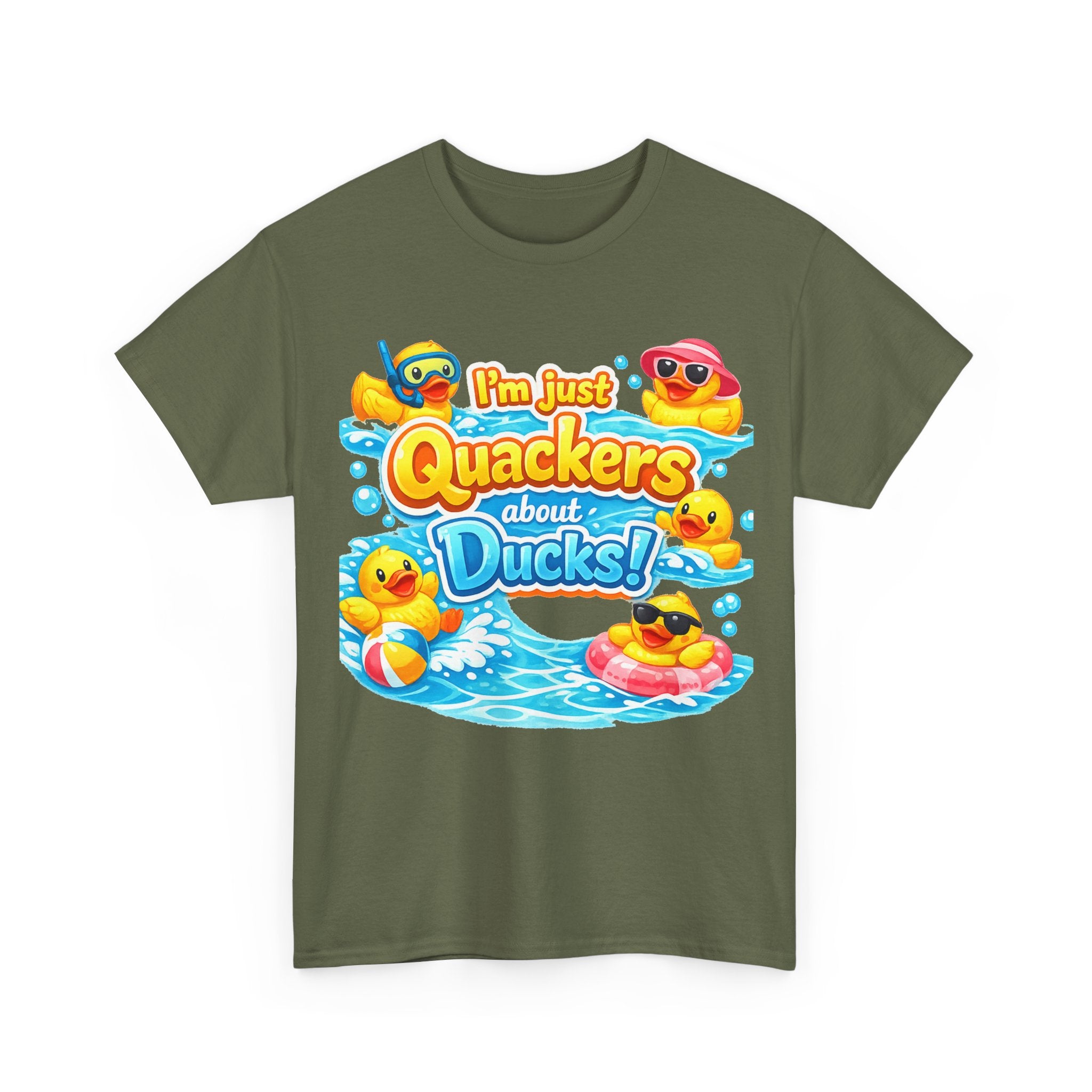 I'm Just Quackers About Ducks! Cute Rubber Duck Pool Tee