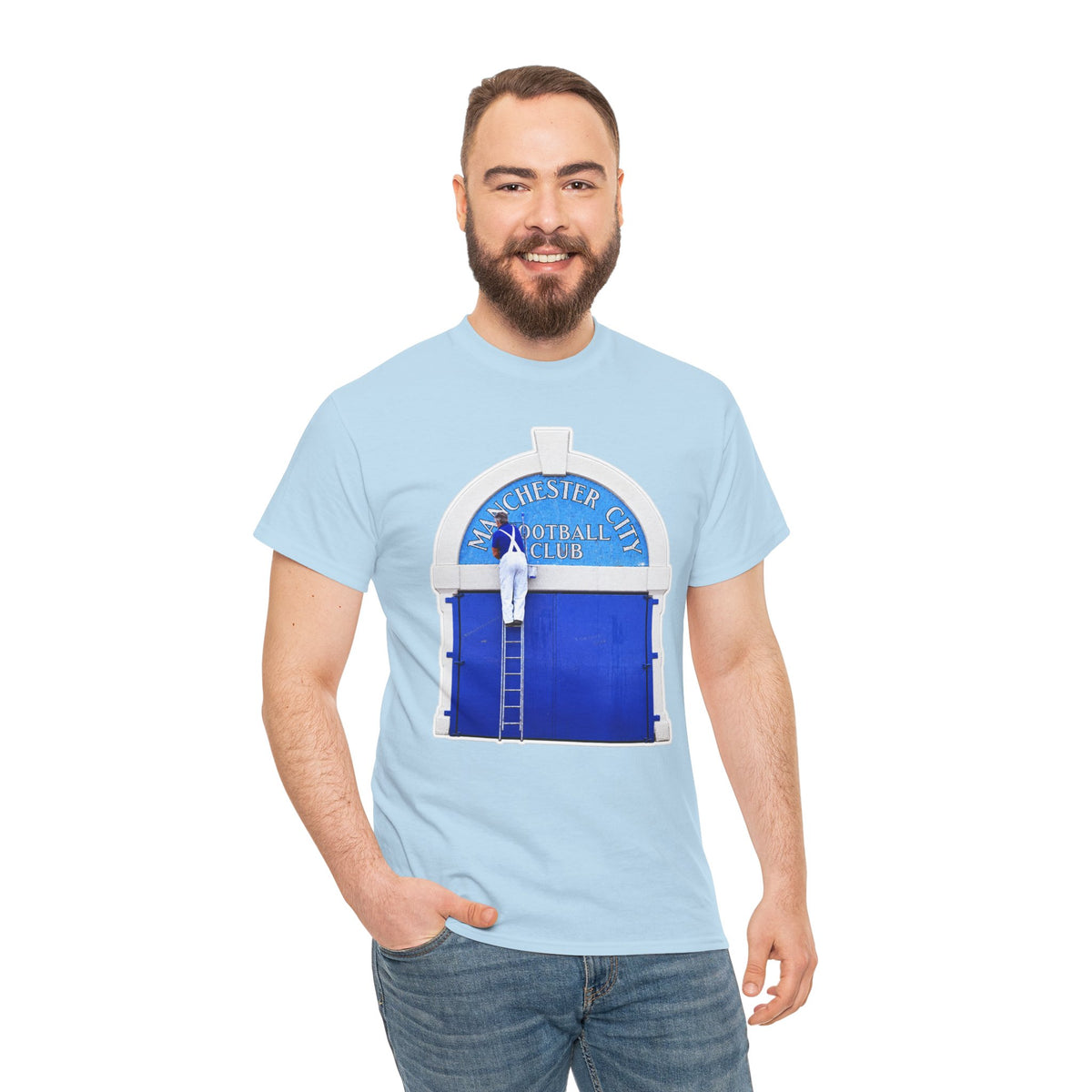 Manchester City Maine Road Inspired Cotton T-Shirt