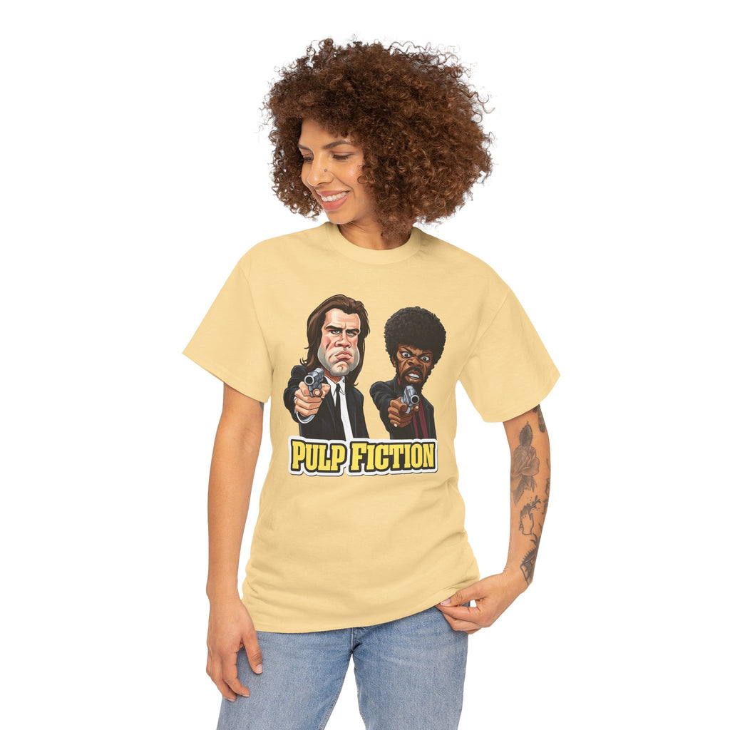 Pulp Fiction Graphic Tee - Retro Movie Poster T-Shirt