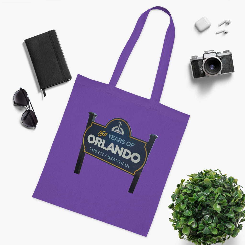 Orlando 150 Years Tote Bag — 'The City Beautiful' Cotton Market Tote