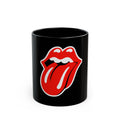 Rock Band Tongue Black Coffee Mug (11oz/15oz)