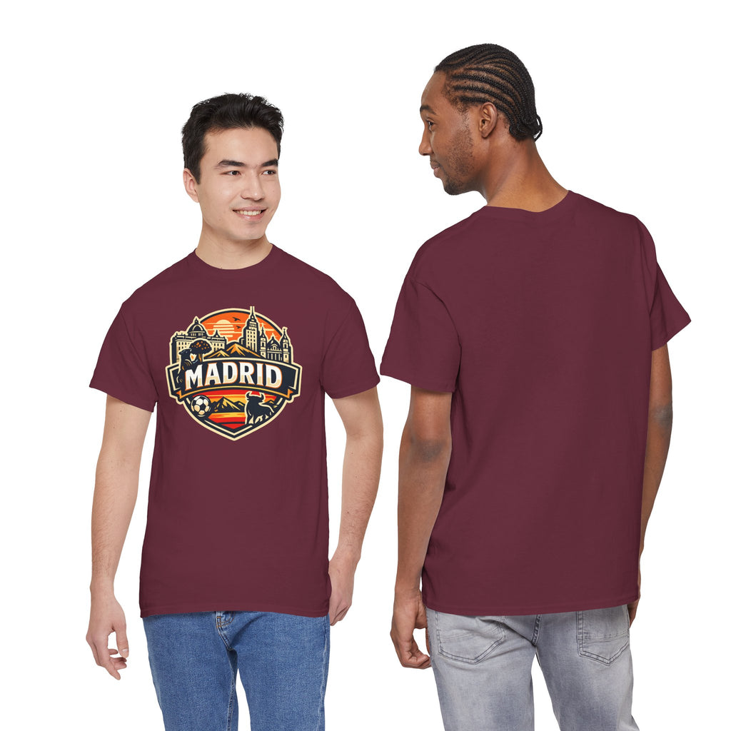 Madrid Skyline Soccer Crest T-Shirt