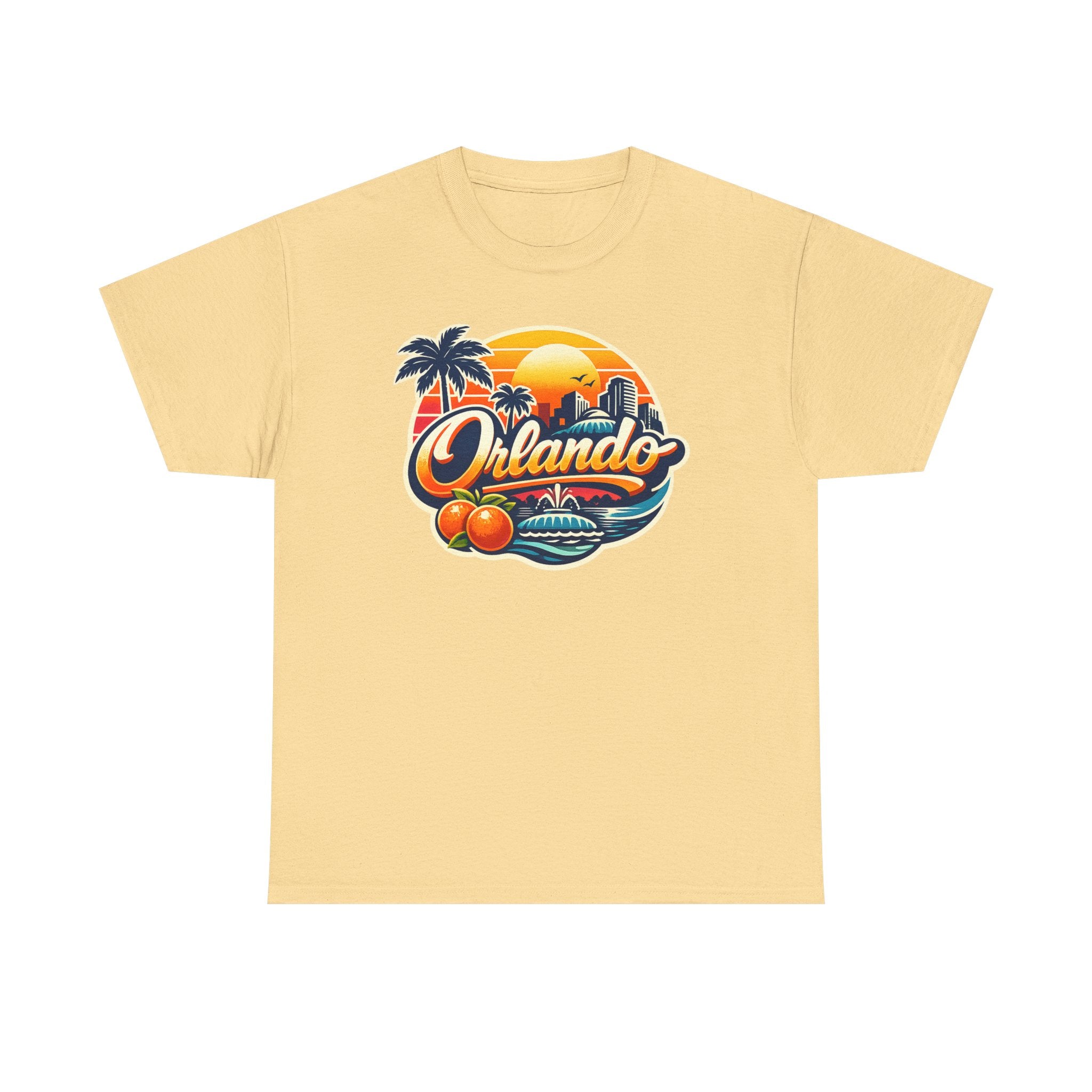 Orlando Retro Sunset T-Shirt — Vintage Florida Vacation Tee