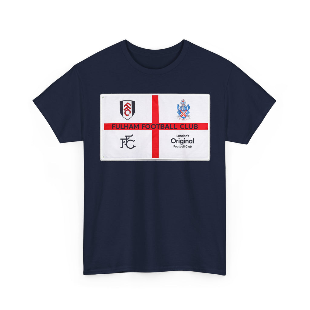 Fulham Football Club Crest Tee — St George’s Cross Football Shirt