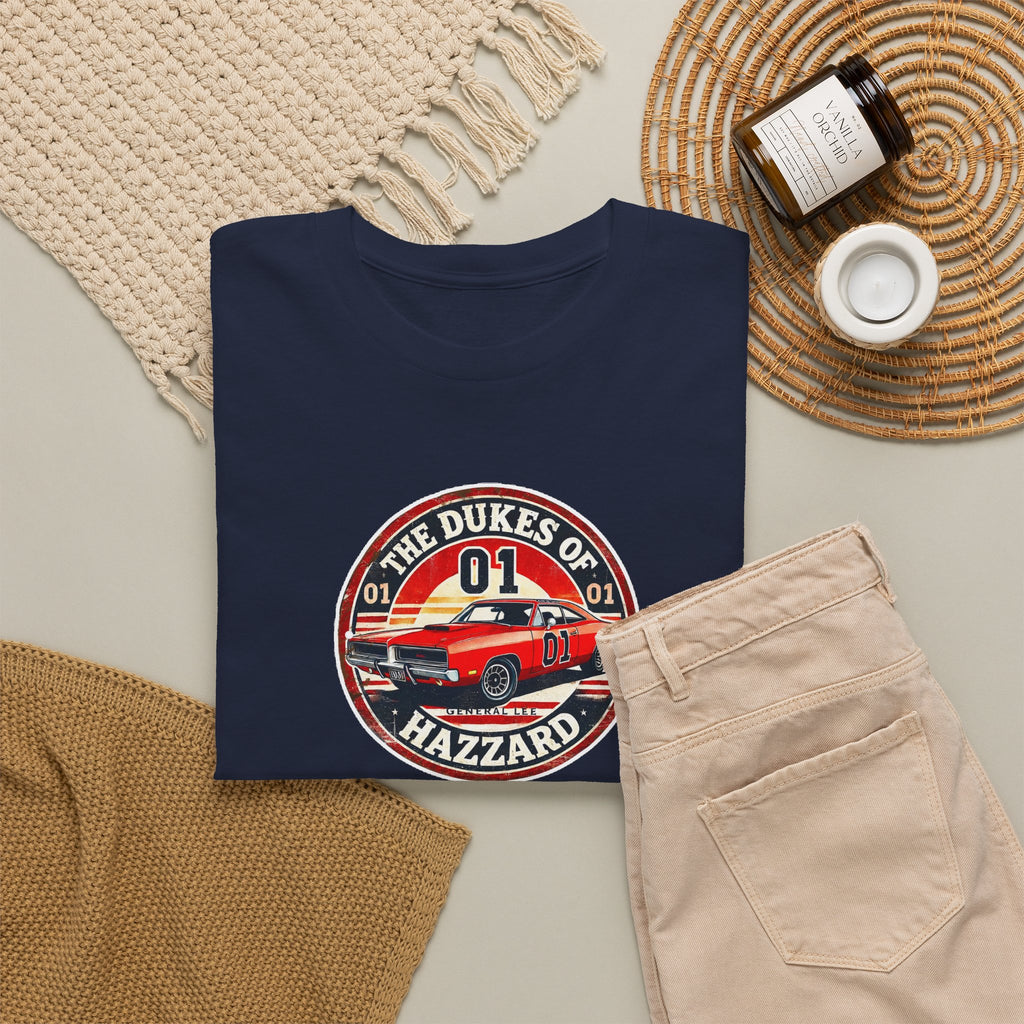 Dukes of Hazzard '01' Car Logo Cotton T-Shirt