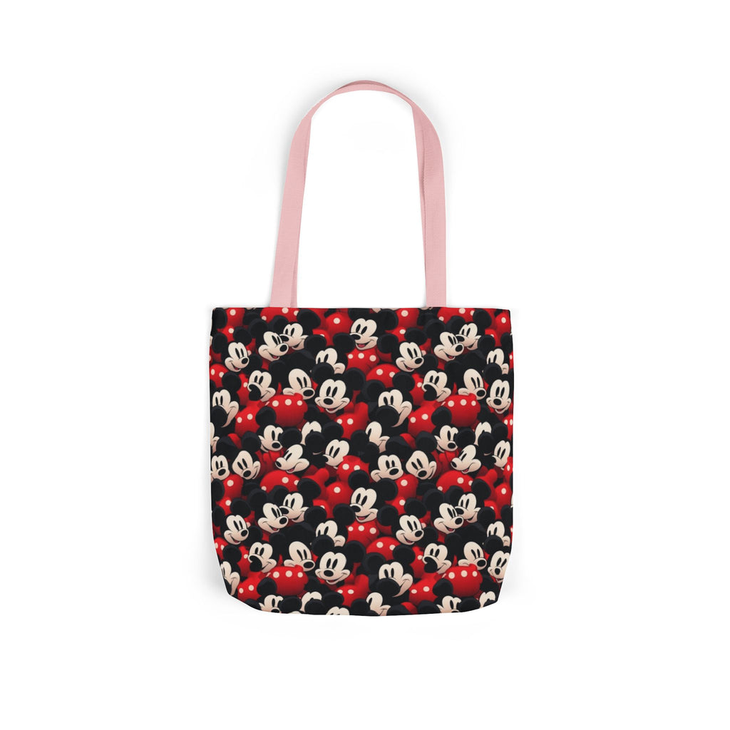 Mickey Mouse Canvas Tote — Retro Cartoon Character Allover Print
