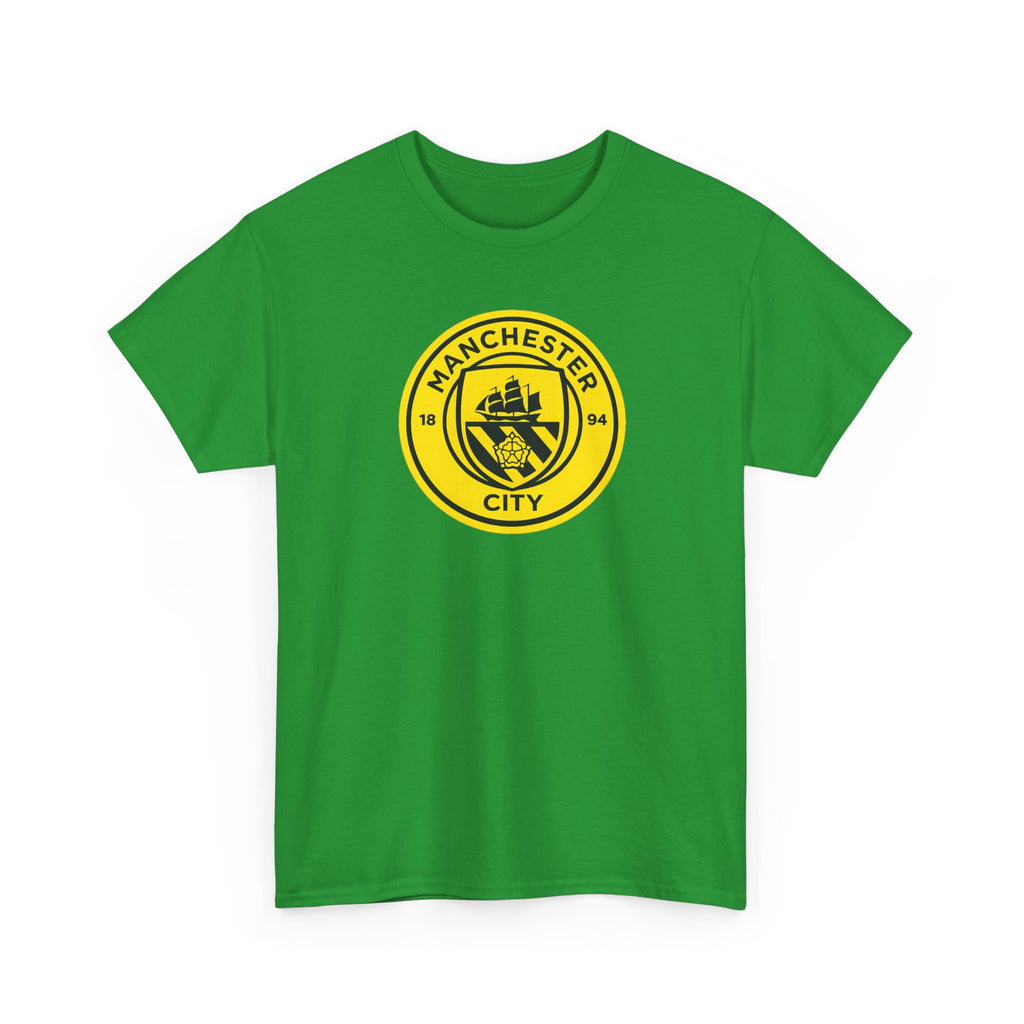 Manchester City Yellow Crest T-Shirt