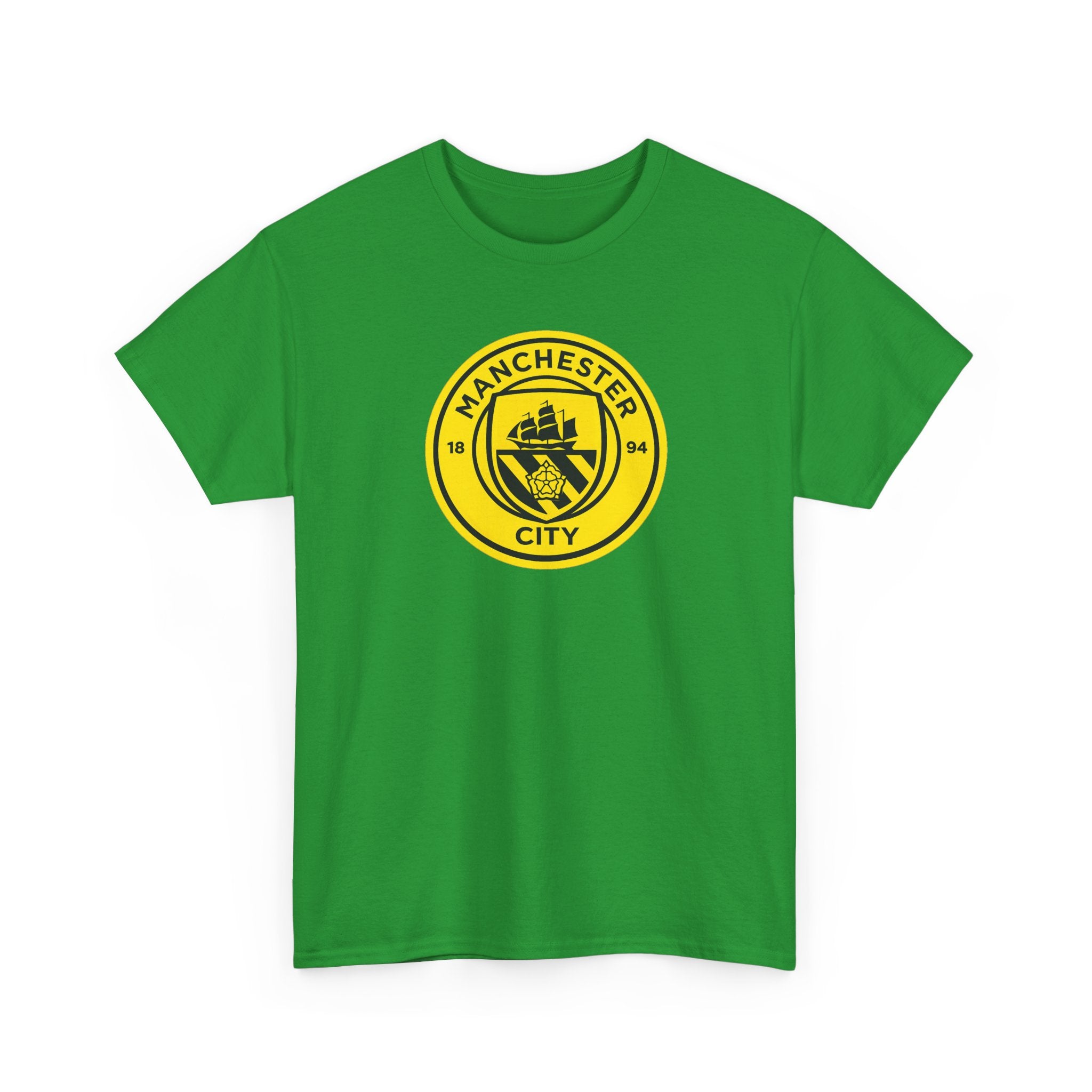 Manchester City Yellow Crest T-Shirt