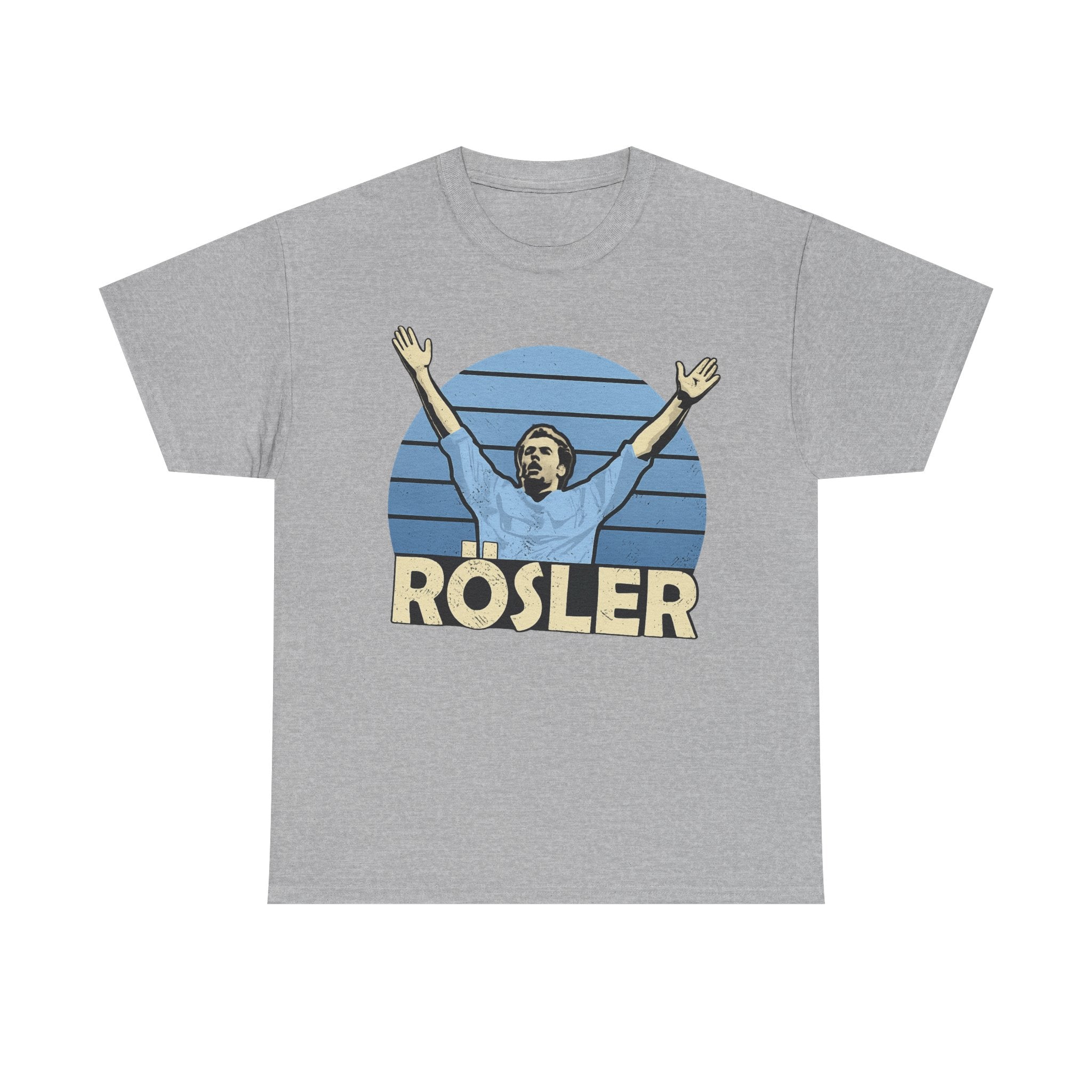Retro 'Rösler' Graphic Tee - Vintage Soccer Fan Shirt