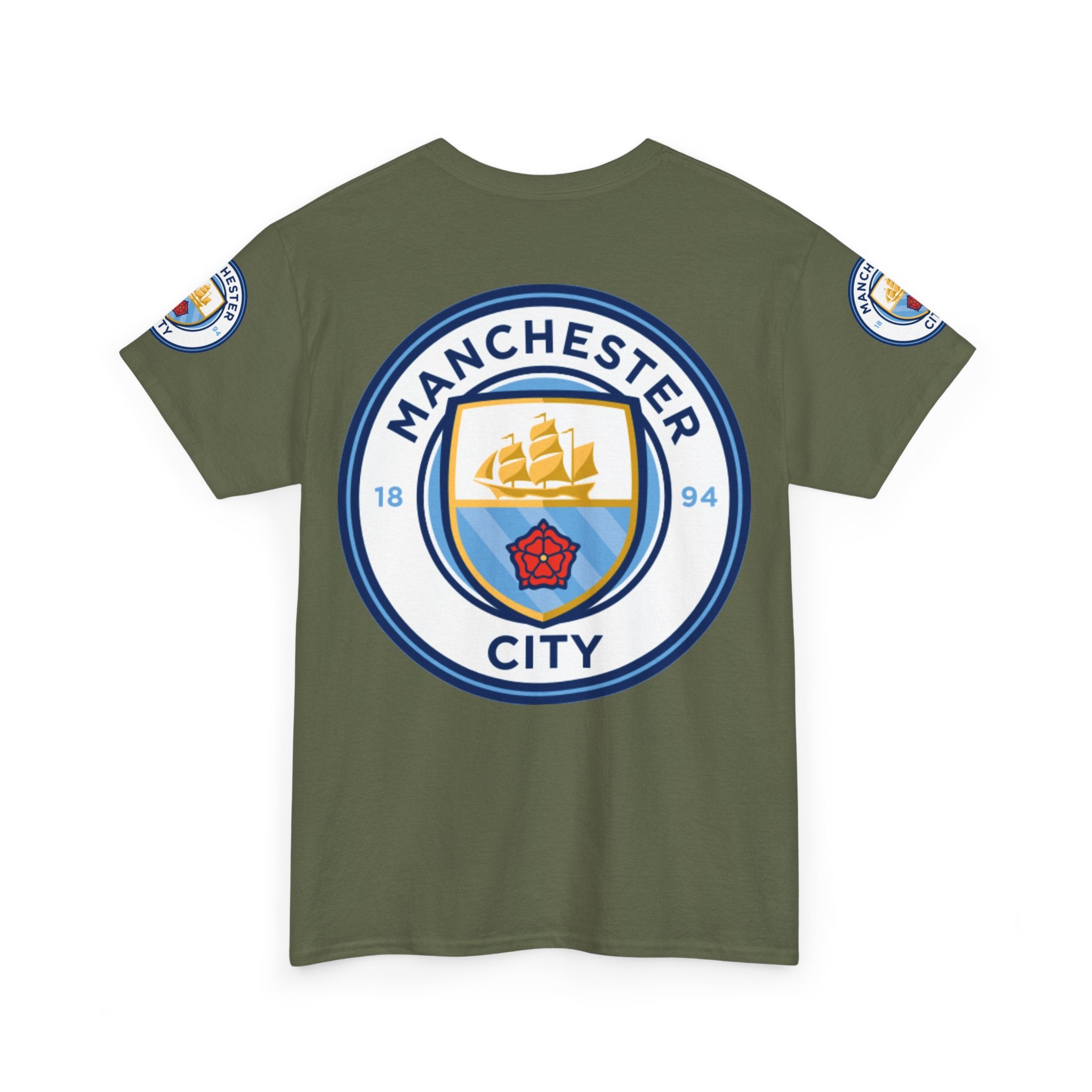 Manchester City Crest T-Shirt — Football Club Logo Tee