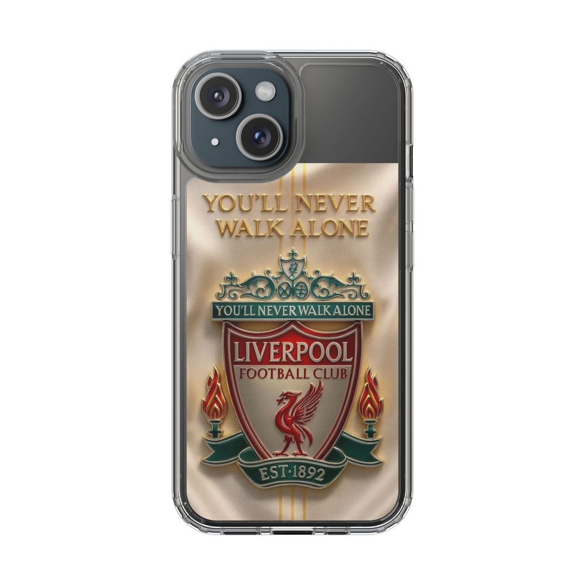 Liverpool FC 'You'll Never Walk Alone' Clear Phone Case
