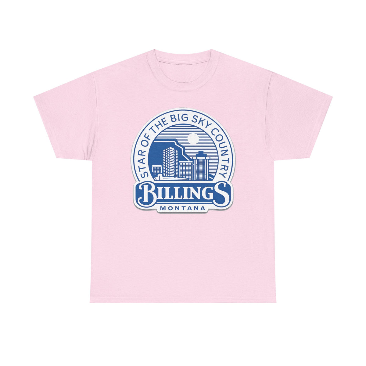 Billings Montana Tee — "Star of the Big Sky Country" Retro City Skyline T-Shirt