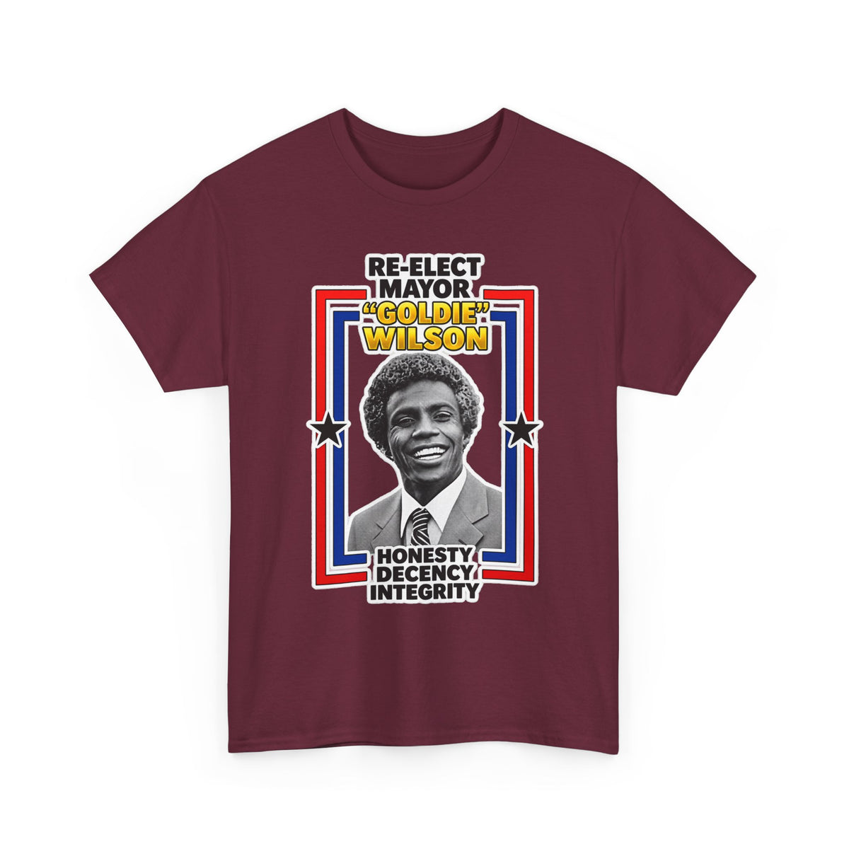 Re-Elect Mayor Goldie Wilson Back to the Future Cotton T-Shirt