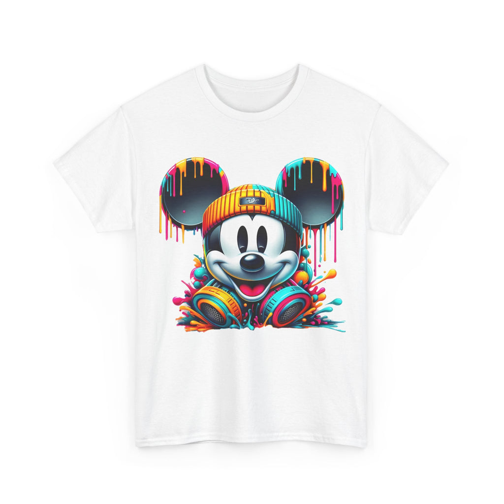 Mickey Graphic Tee — Colorful Street Art Mouse Character T-Shirt