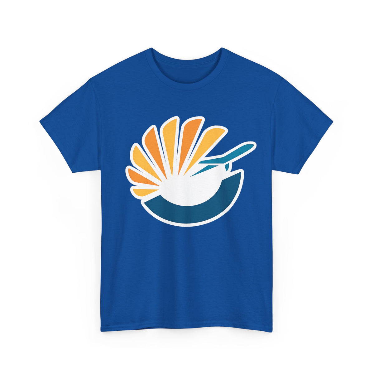 Orlando MCO Airport Sunflight Cotton T-Shirt – Airplane Logo Tee for Pilots & Travelers