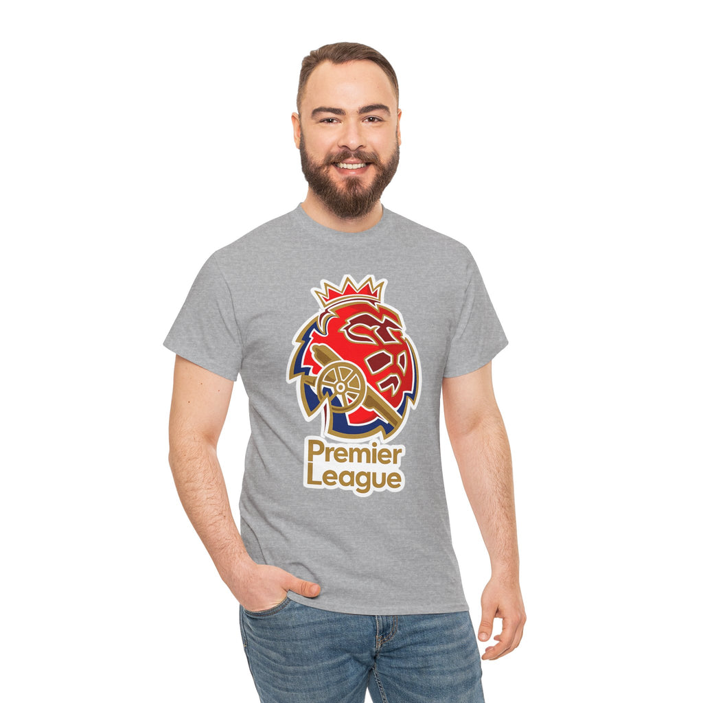 Arsenal Premier League Lion Logo T-Shirt — Soccer Fan Tee