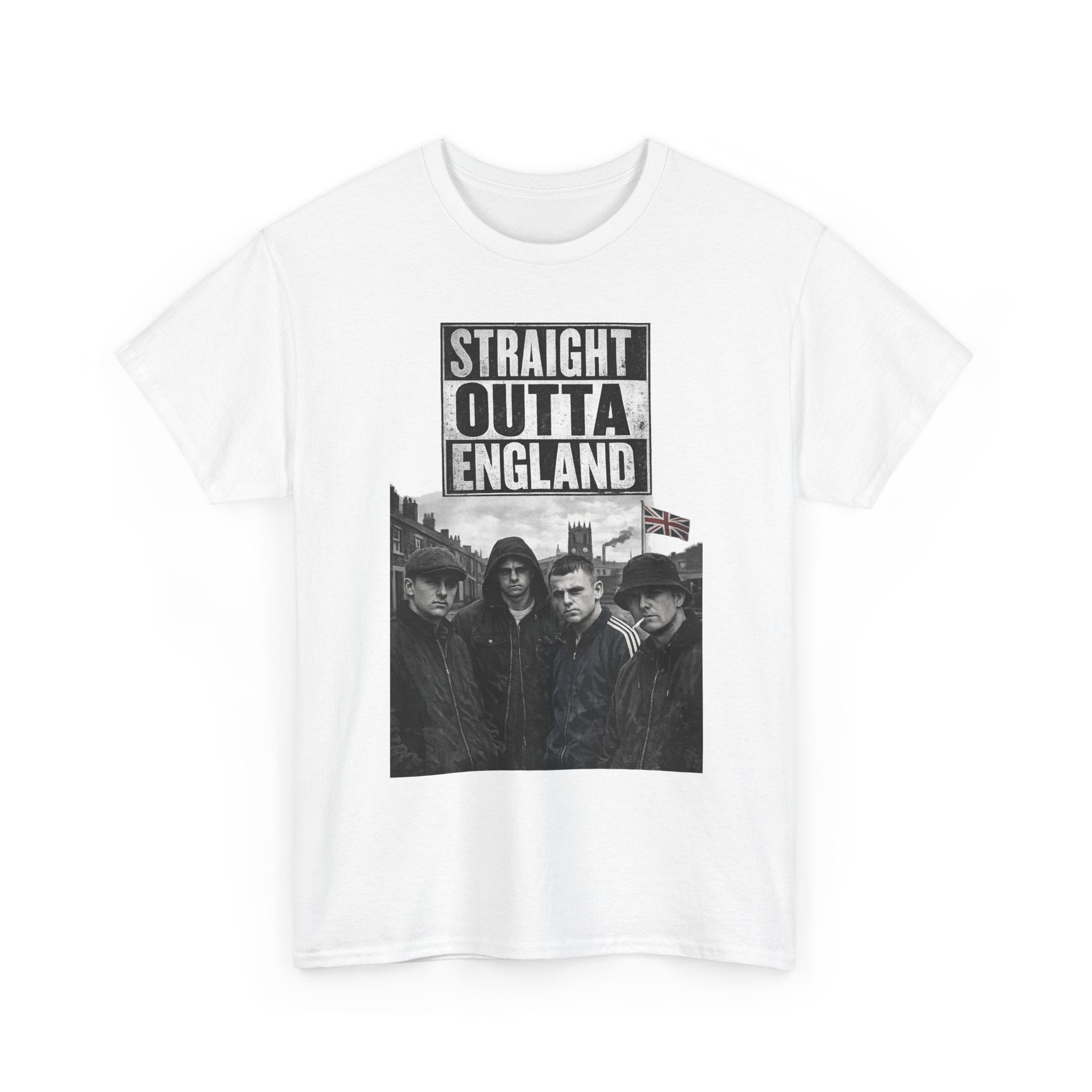 Straight Outta England T-Shirt — Retro Band Photo Tee