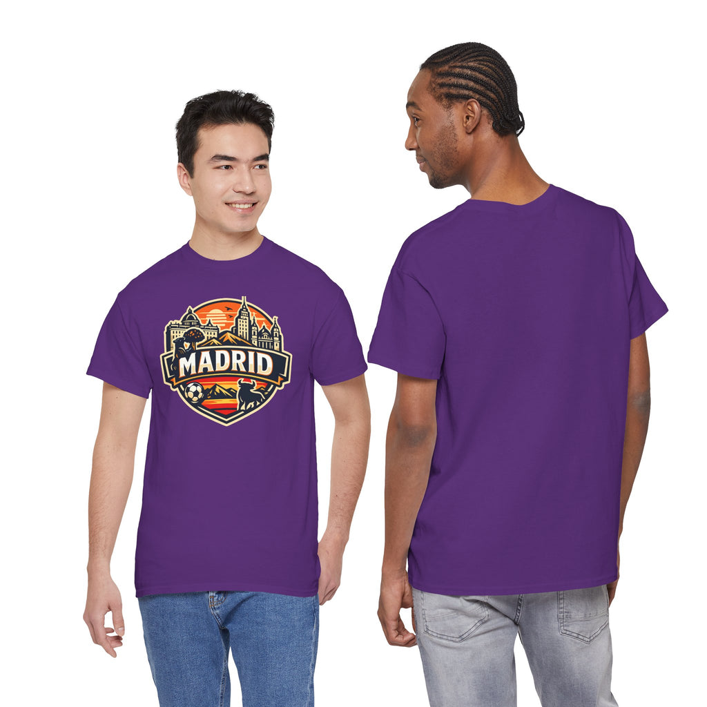 Madrid Skyline Soccer Crest T-Shirt