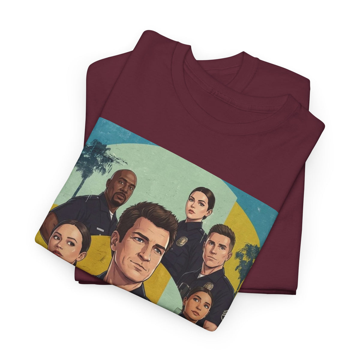 The Rookie TV Cast Graphic Tee — Vintage Poster Style Shirt