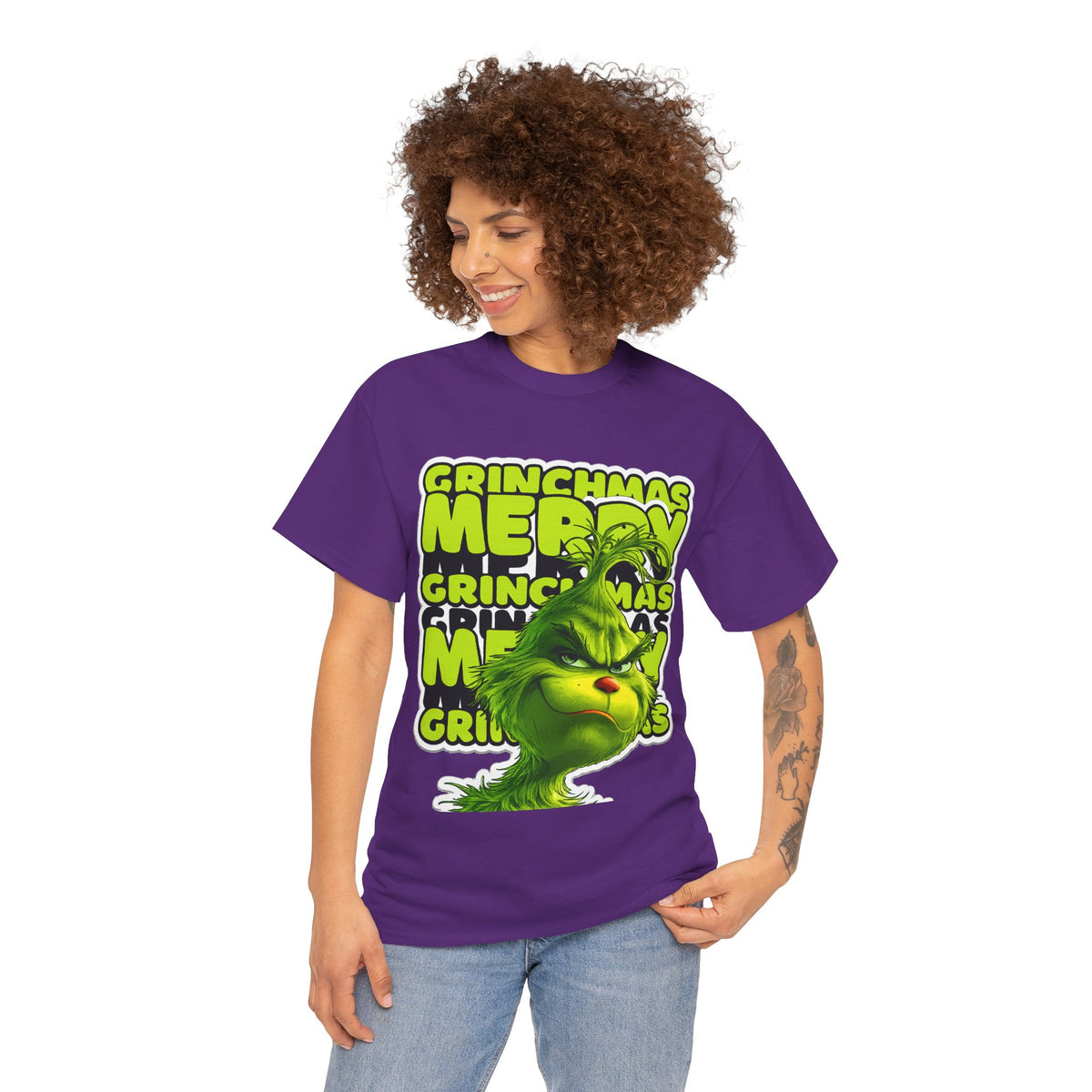 Grinchmas Merry Grinch Christmas Cotton T-Shirt / Tee