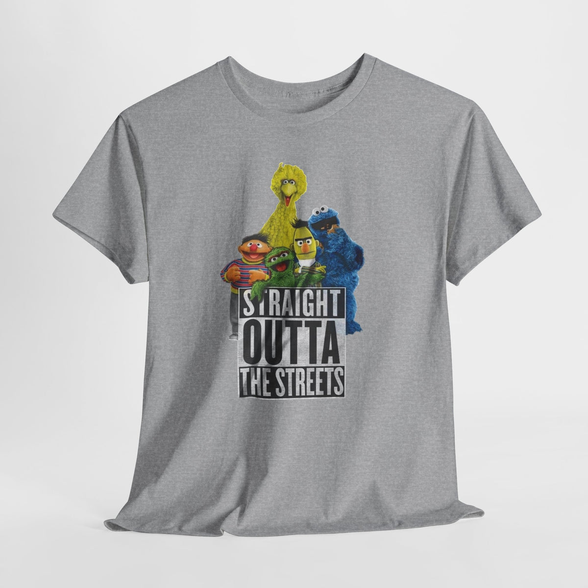 T-Shirt — "Straight Outta the Streets" Sesame Friends Graphic Tee