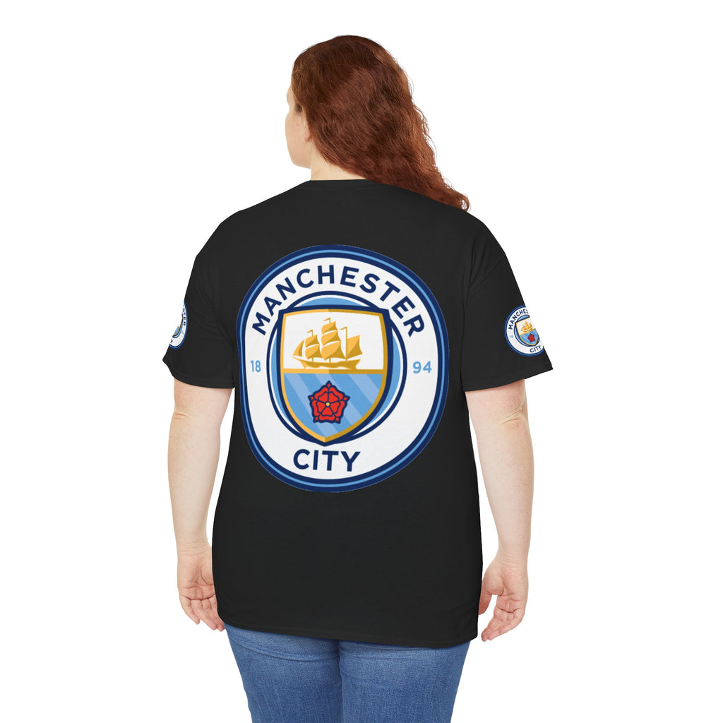 Manchester City Crest T-Shirt — Football Club Logo Tee