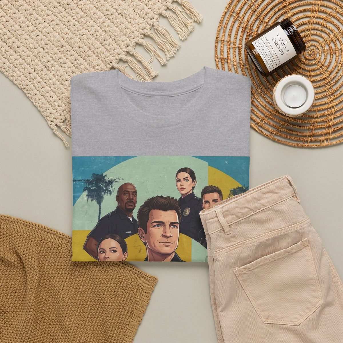 The Rookie TV Cast Graphic Tee — Vintage Poster Style Shirt