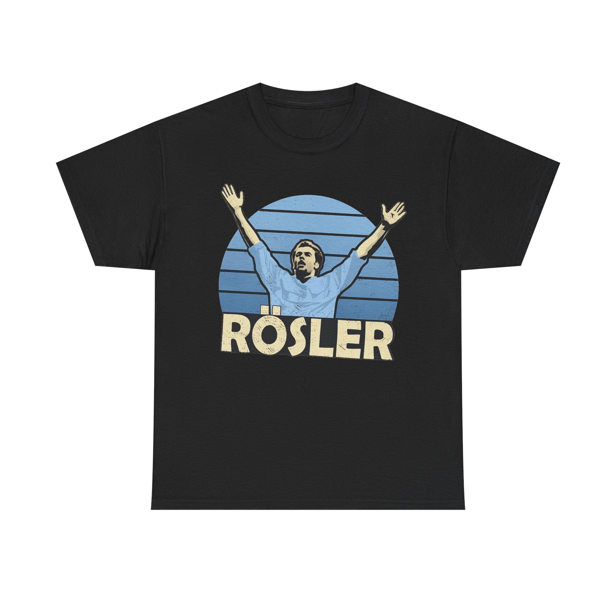 Retro 'Rösler' Graphic Tee - Vintage Soccer Fan Shirt