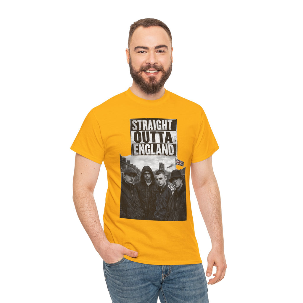 Straight Outta England T-Shirt — Retro Band Photo Tee