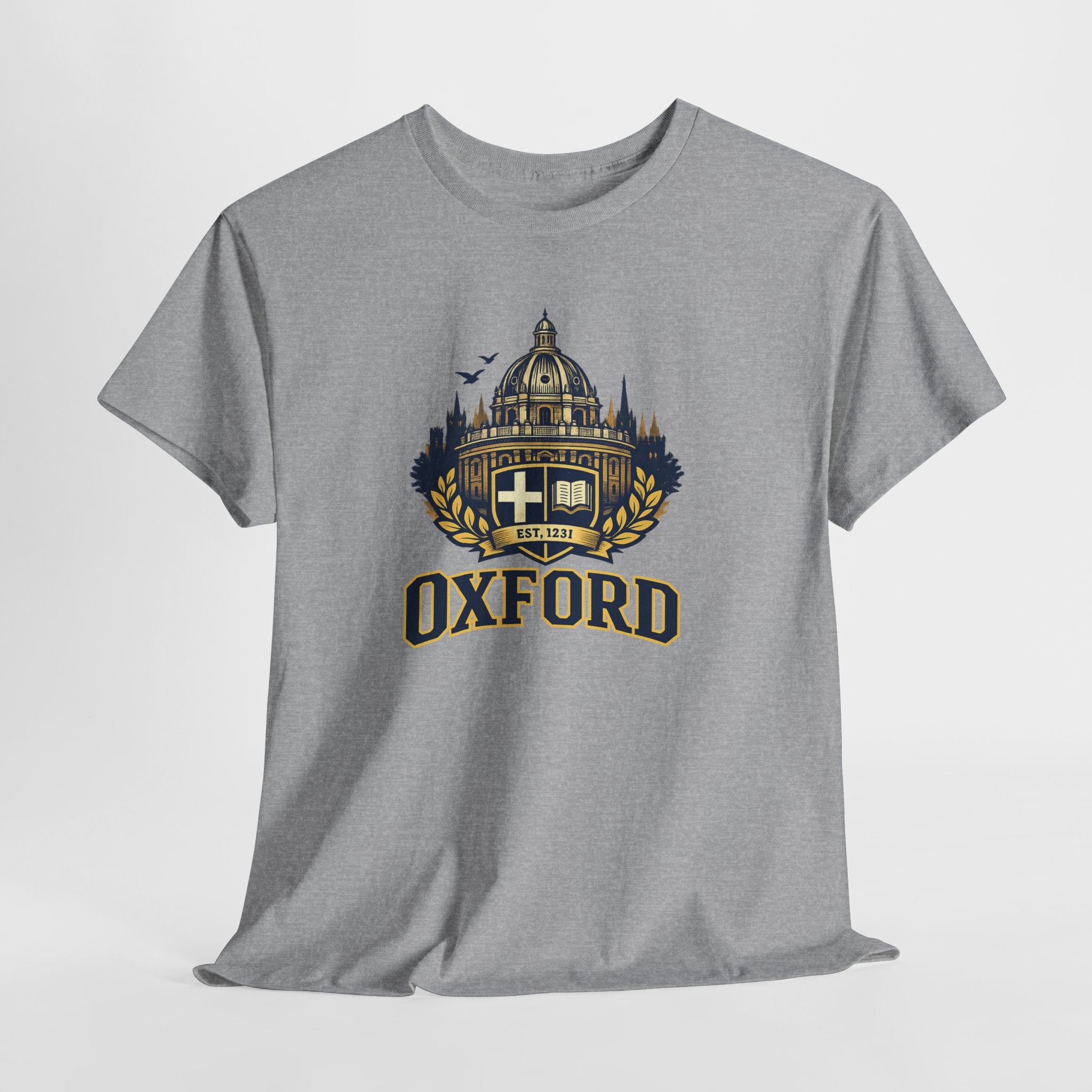 Oxford Crest T-Shirt — Vintage University Graphic Tee