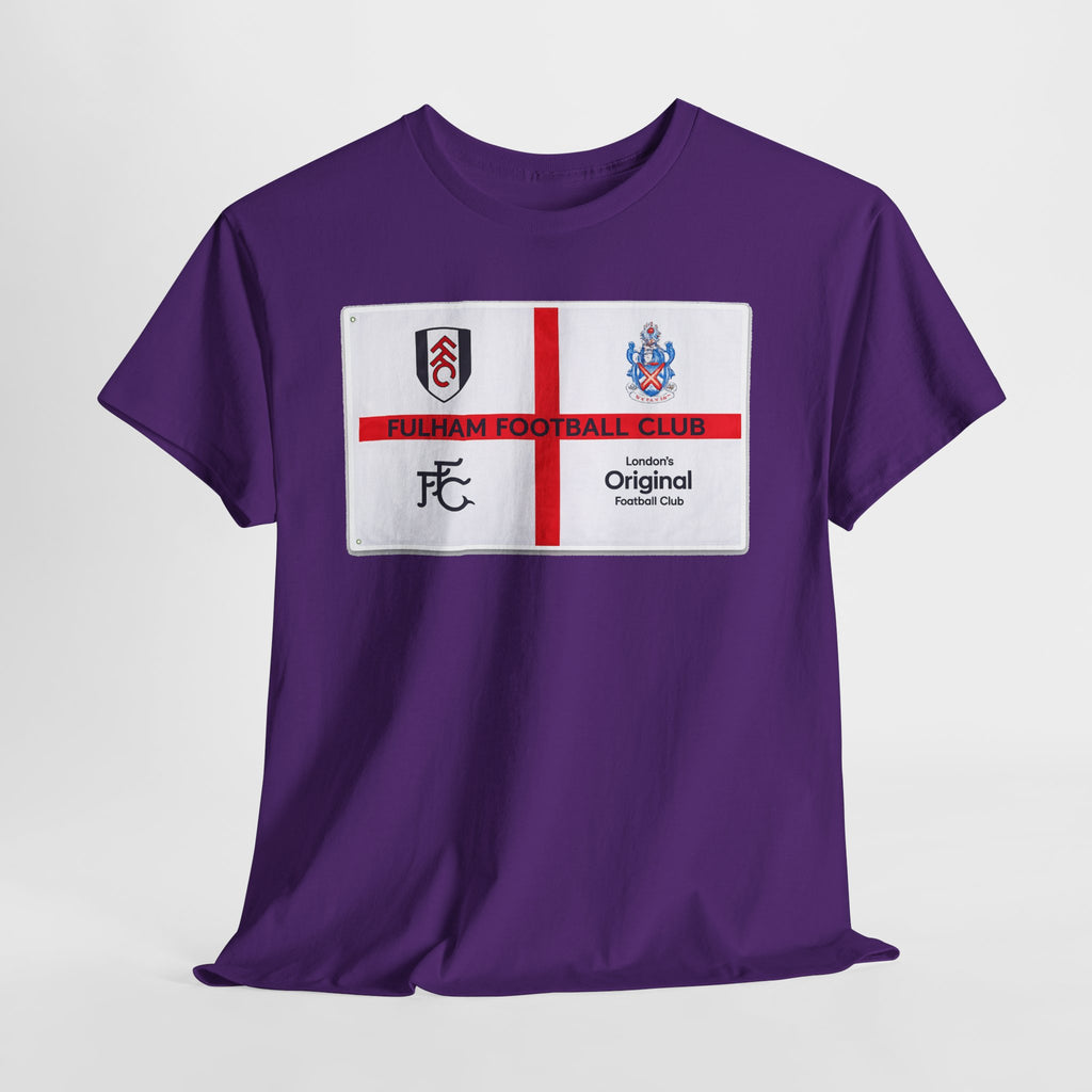 Fulham Football Club Crest Tee — St George’s Cross Football Shirt