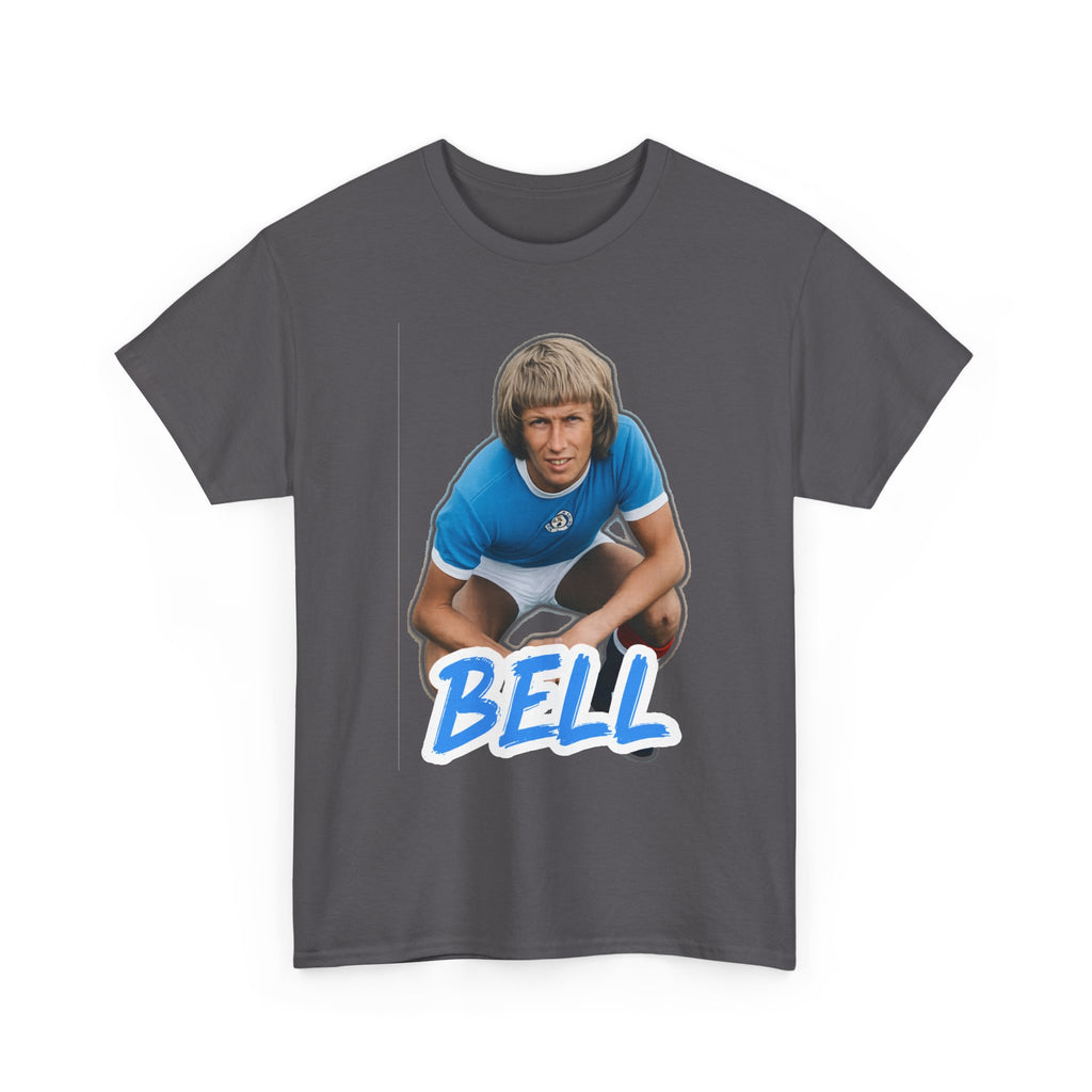 Colin Bell Manchester City Legend Retro Soccer Tee — Vintage Player Graphic T-Shirt
