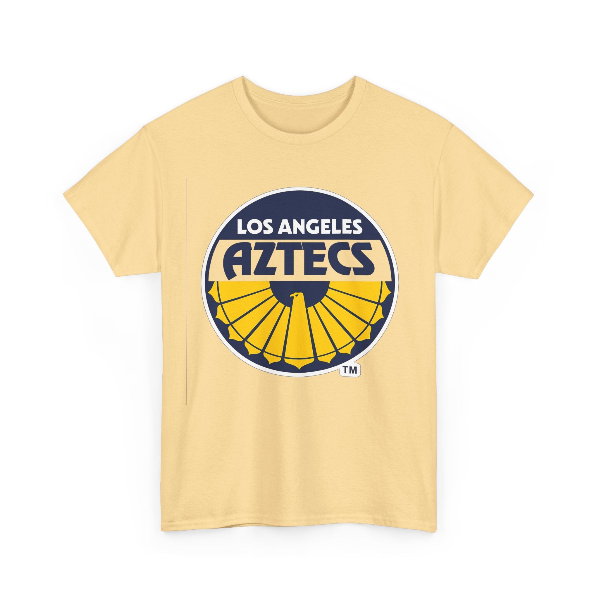 Los Angeles Aztecs Vintage Logo Cotton T-Shirt