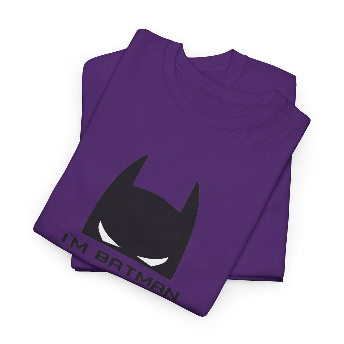 I'm Batman Graphic Tee — Funny Superhero Mask T-Shirt