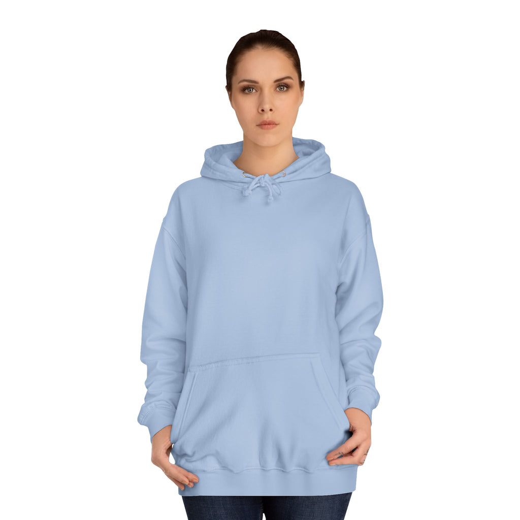 College Hoodie — Funny Grinch Quote "I Never Wish Death..." Graphic Hoodie
