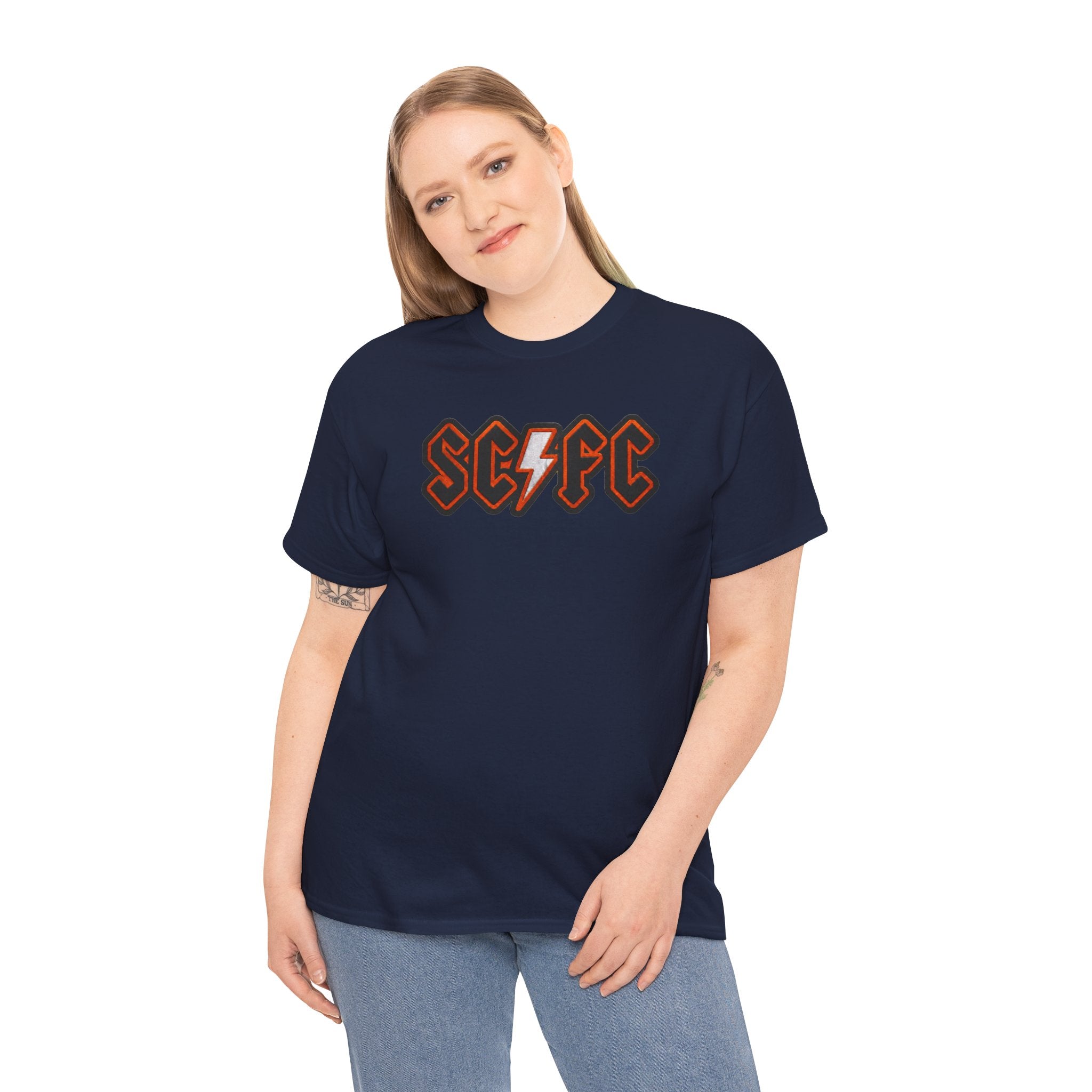 Salford City Inspired Logo T-Shirt — Retro Gothic Band-Style Tee