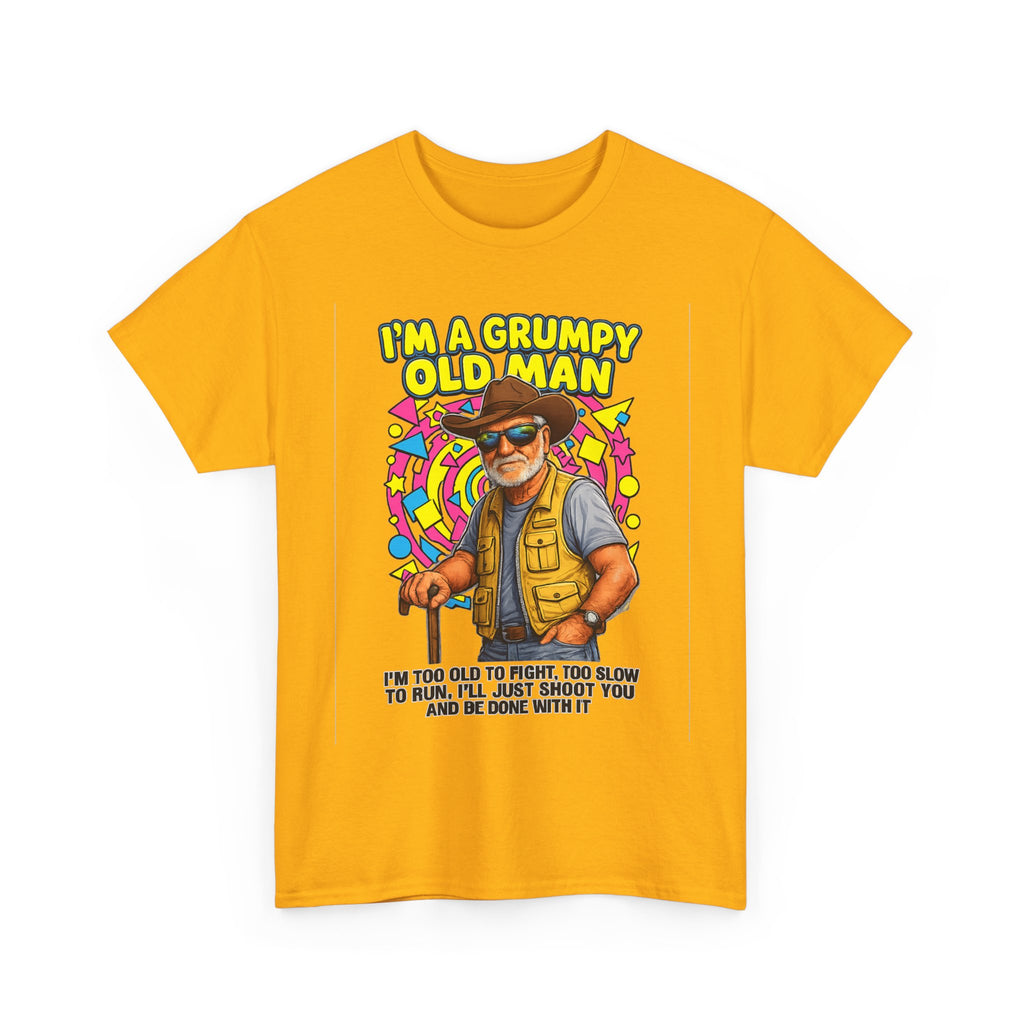I'm A Grumpy Old Man T-Shirt – Funny Senior Fishing Graphic Tee