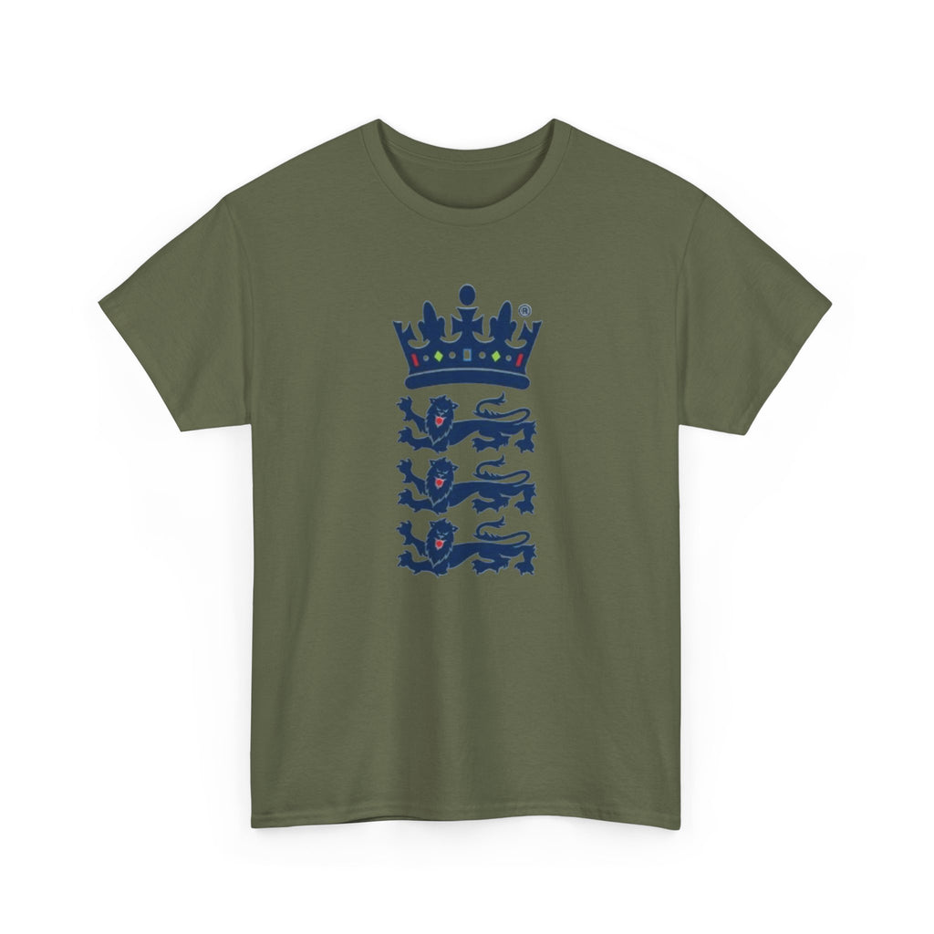 English Cricket T-Shirt — Vintage Cricket Crest Tee