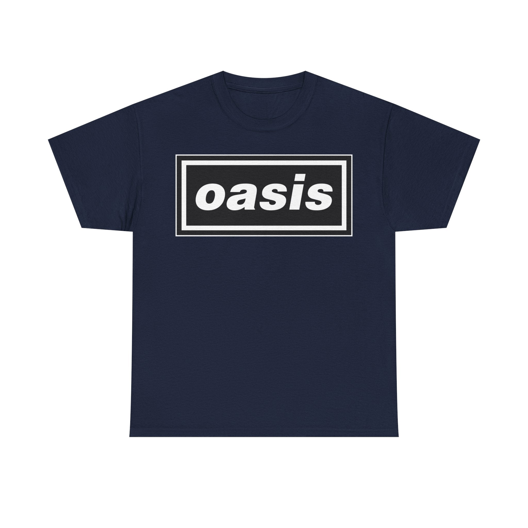 Oasis Live Graphic Tee — Retro Band Logo Concert T‑Shirt