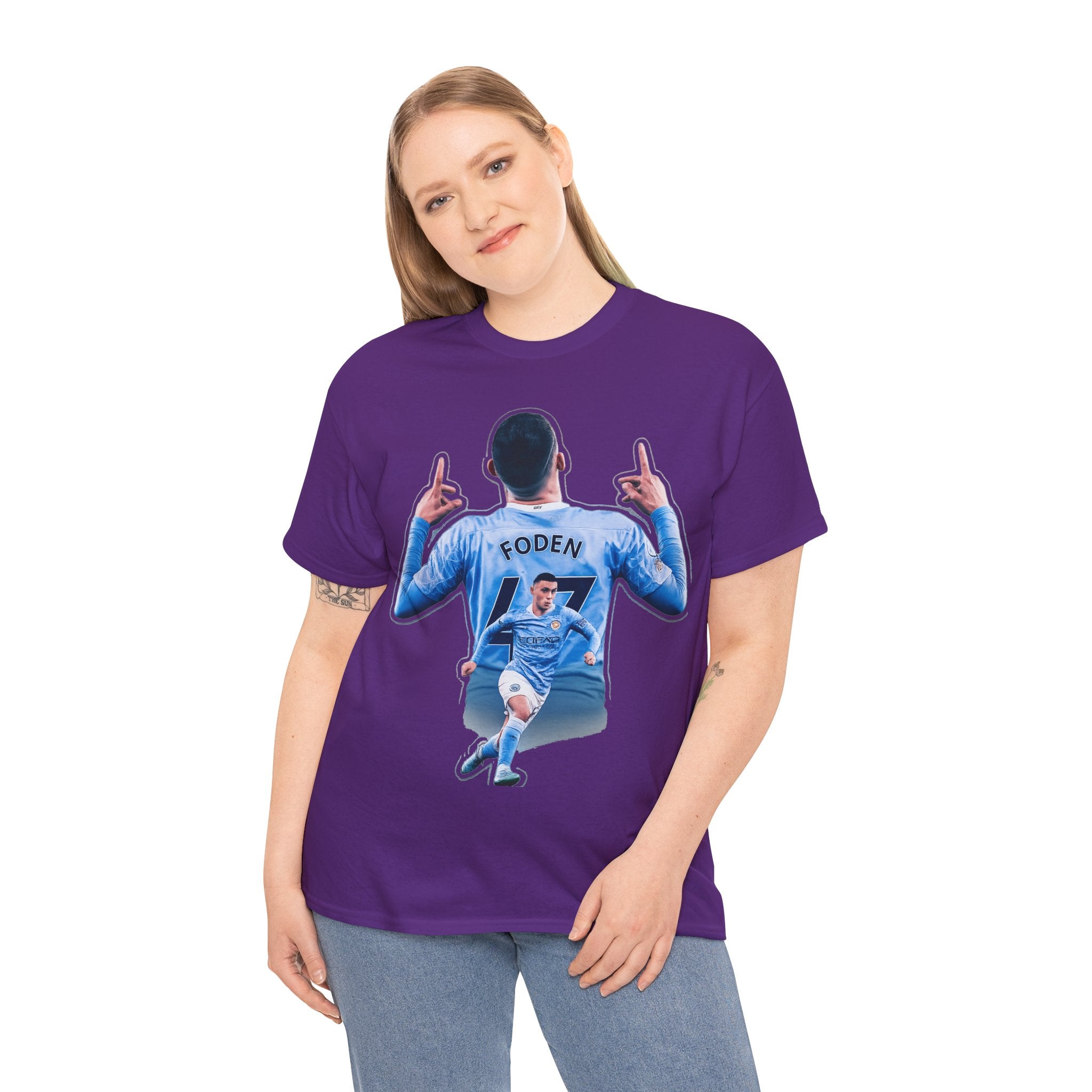 Phil Foden Soccer Fan T‑Shirt – Manchester City Jersey Graphic Tee