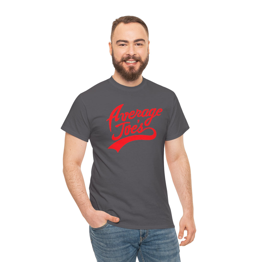 Average Joe's Graphic Tee — Retro Script White T-Shirt