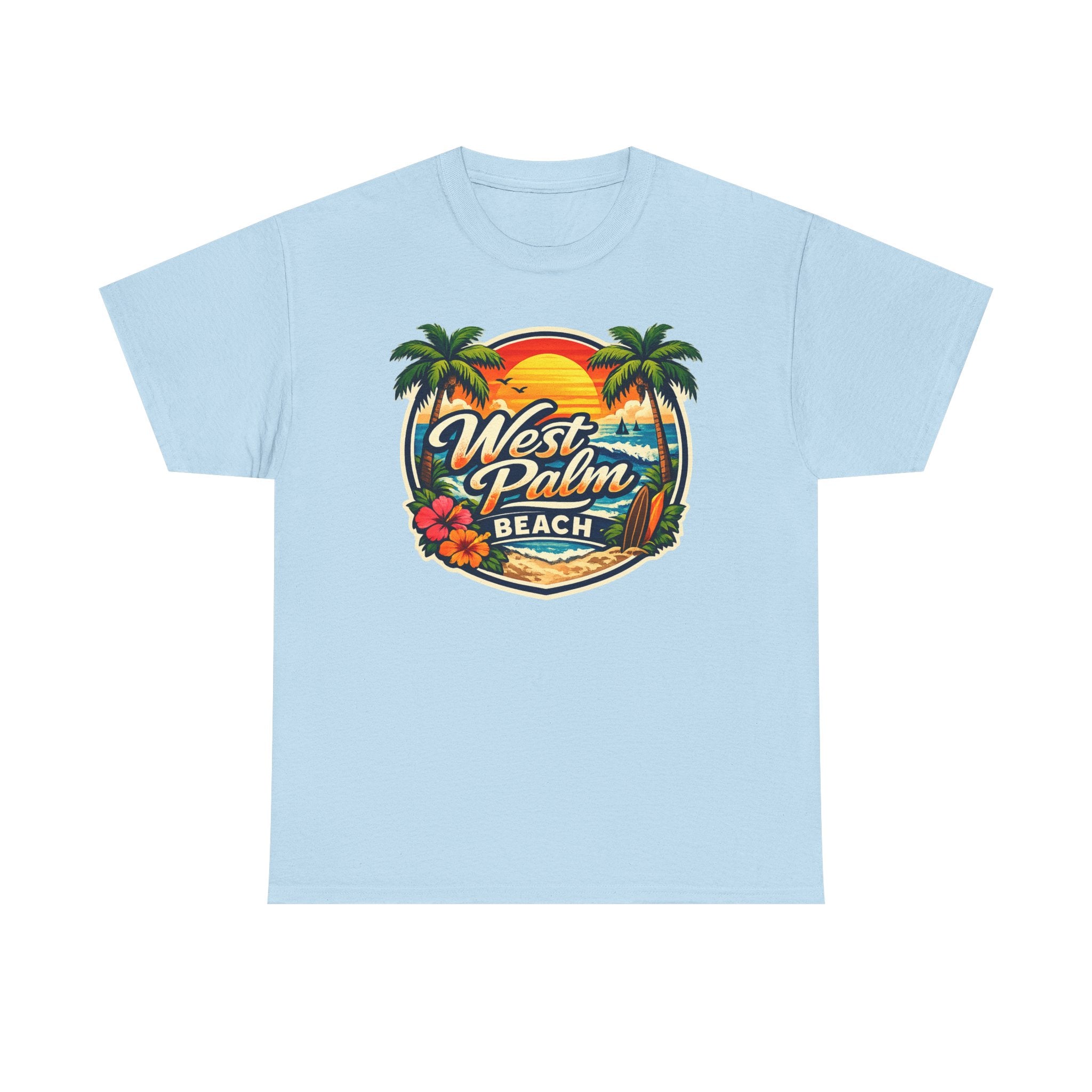 West Palm Beach Retro Sunset T-Shirt