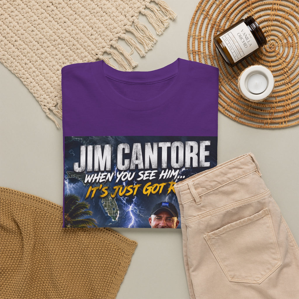 Jim Cantore "It's Just Got Real" Hurricane T-Shirt