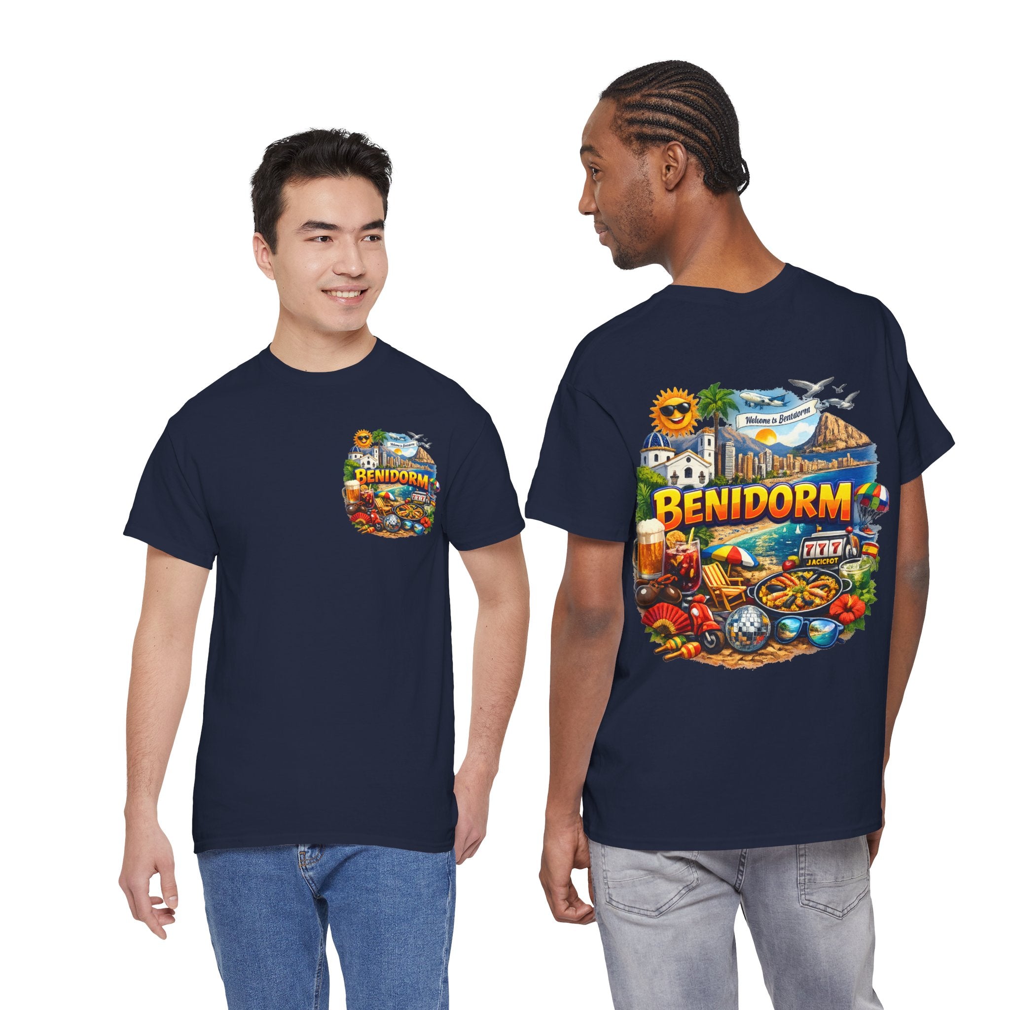 Benidorm Souvenir T‑Shirt — Spain Beach Holiday Graphic Tee