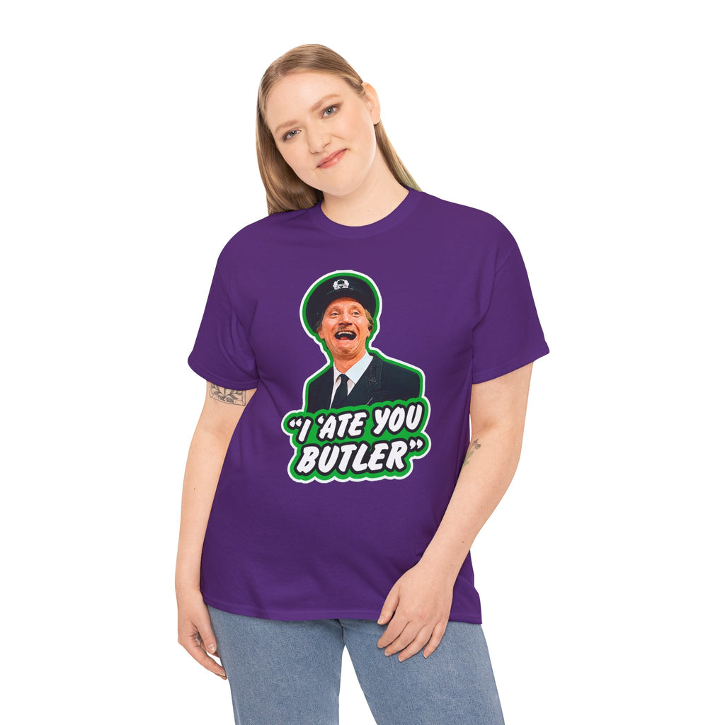 I Ate You Butler T-Shirt — Funny Retro Butler Graphic Tee